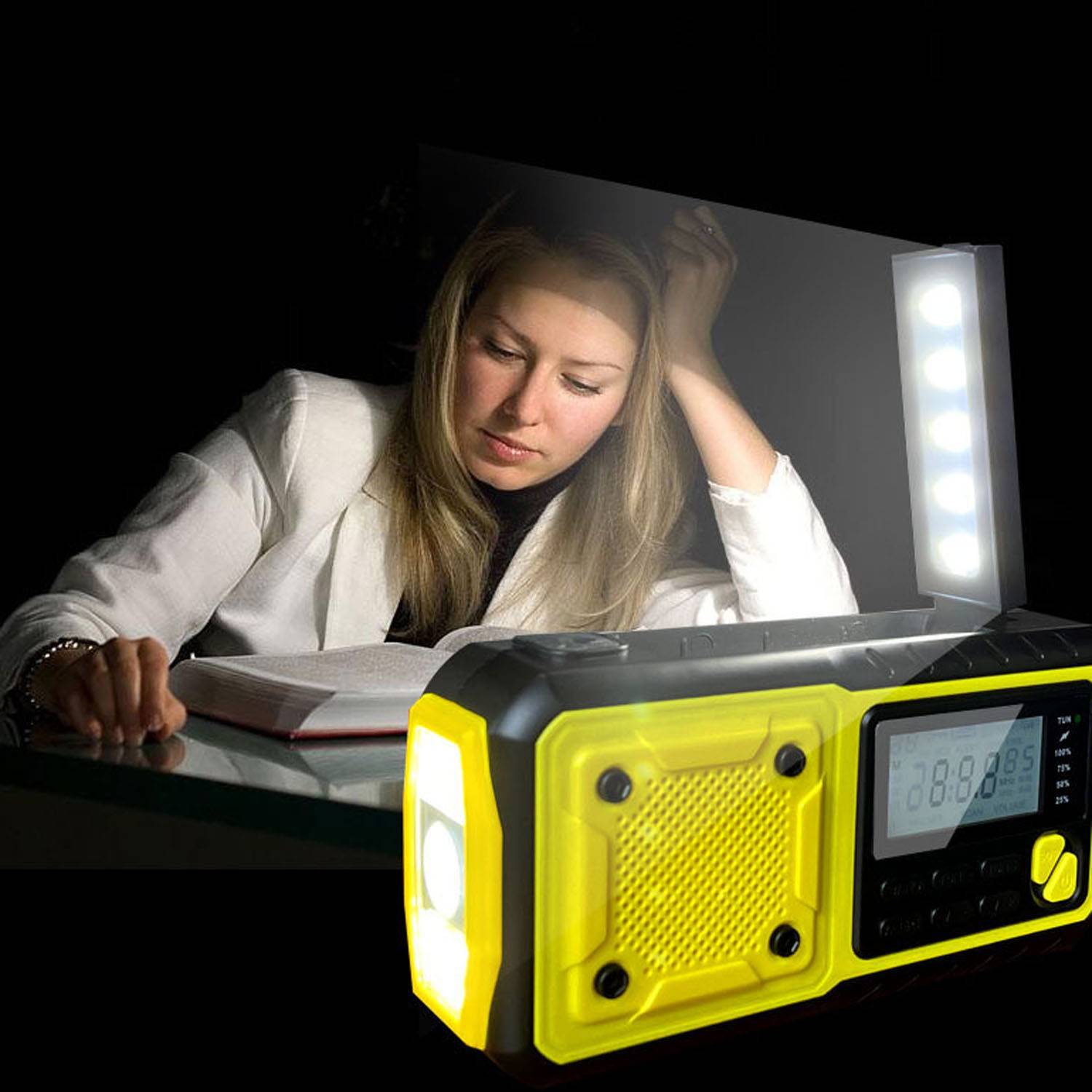 Emergency Rechargeable Multi-Functional Weather Radio 4