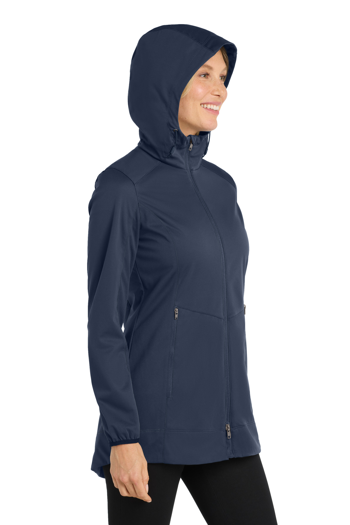 Port Authority Women's Active Hooded Soft Shell Jacket. L719 6