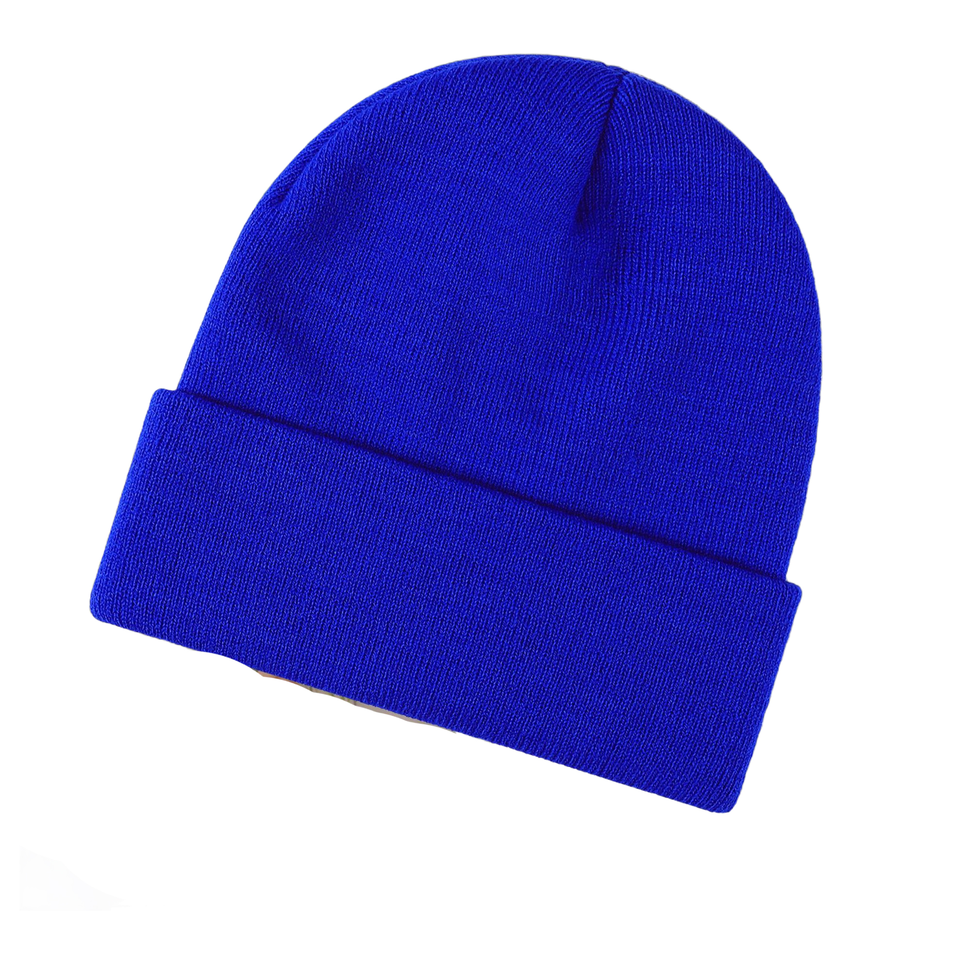 Acrylic Knitted Thermal Beanie With Front Embroidery 15