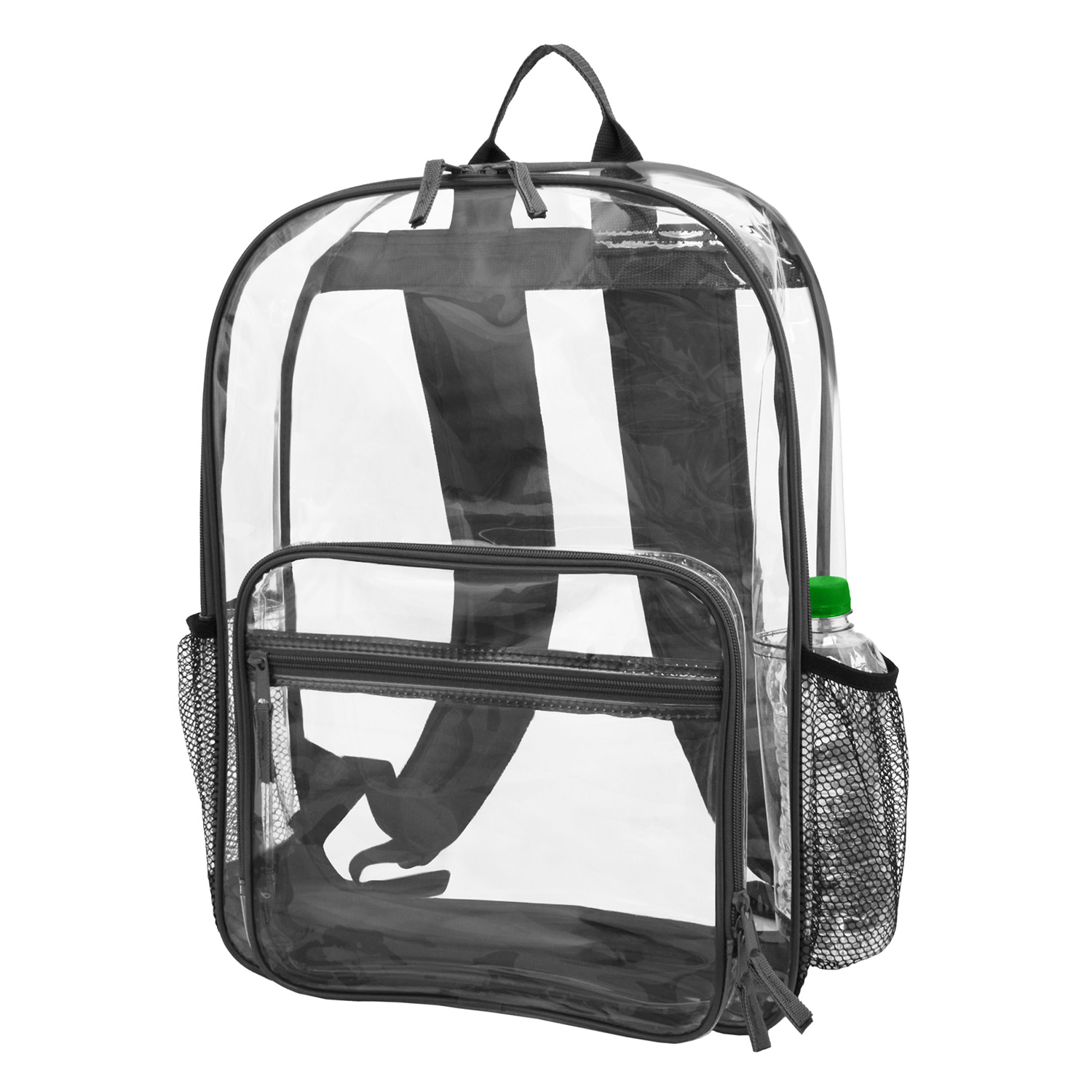 18" Heavy Duty Multi-Function Clear Backpack