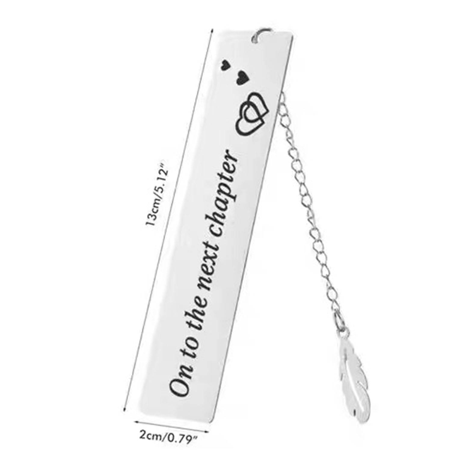 Leaf Pendant Metal Bookmark 3