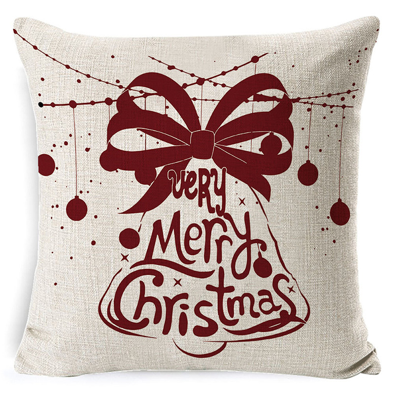 Linen Square Throw Pillow Case Decorative Cushion Cover Pillowcase 17.7"x 17.7" 3