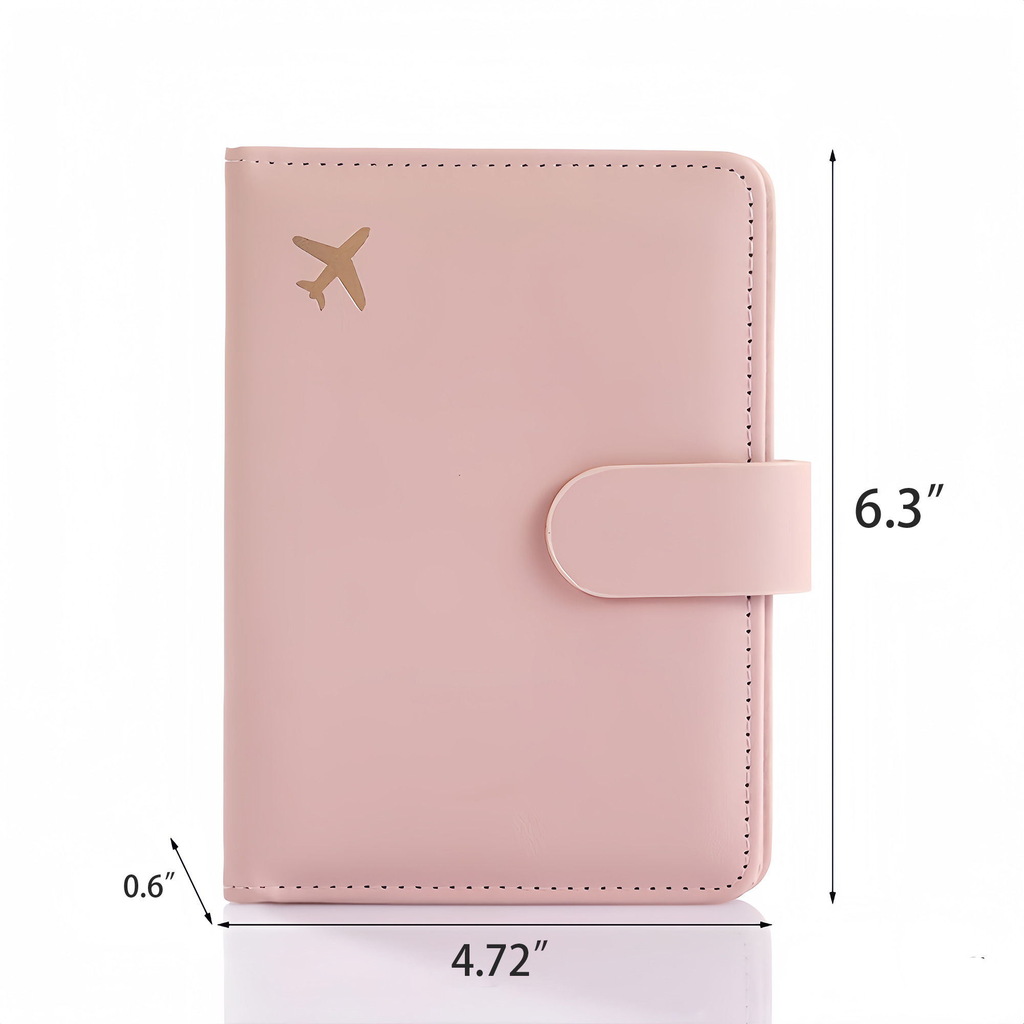 RFID Blocking PU Leather Passport and Ticket Holder 1