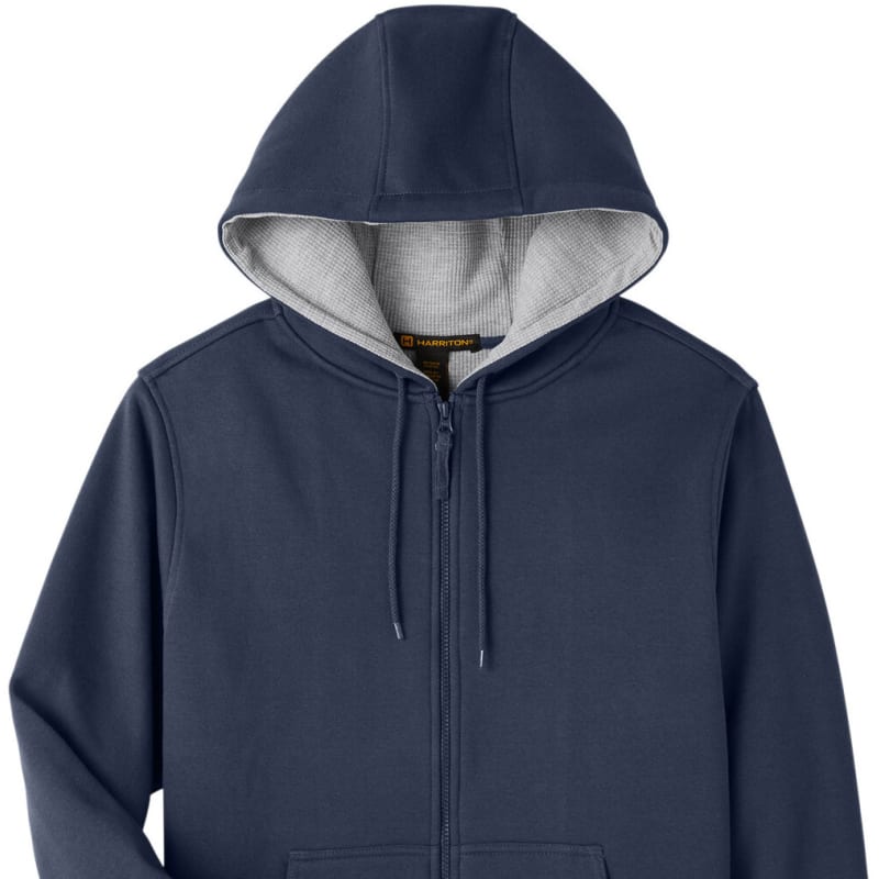 Harriton Men's ClimaBloc™ Lined Heavyweight Hooded Sweatshirt 16