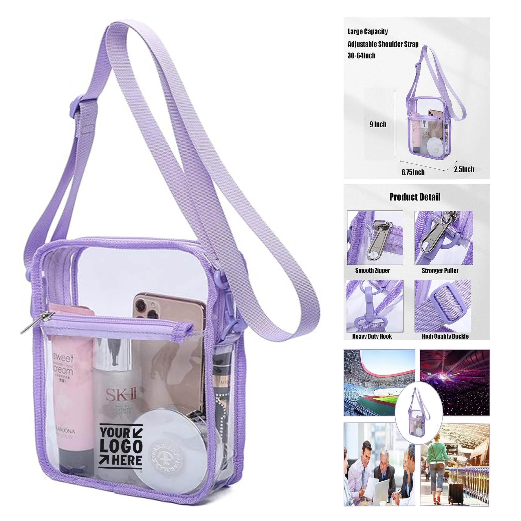 Clear Crossbody Bag