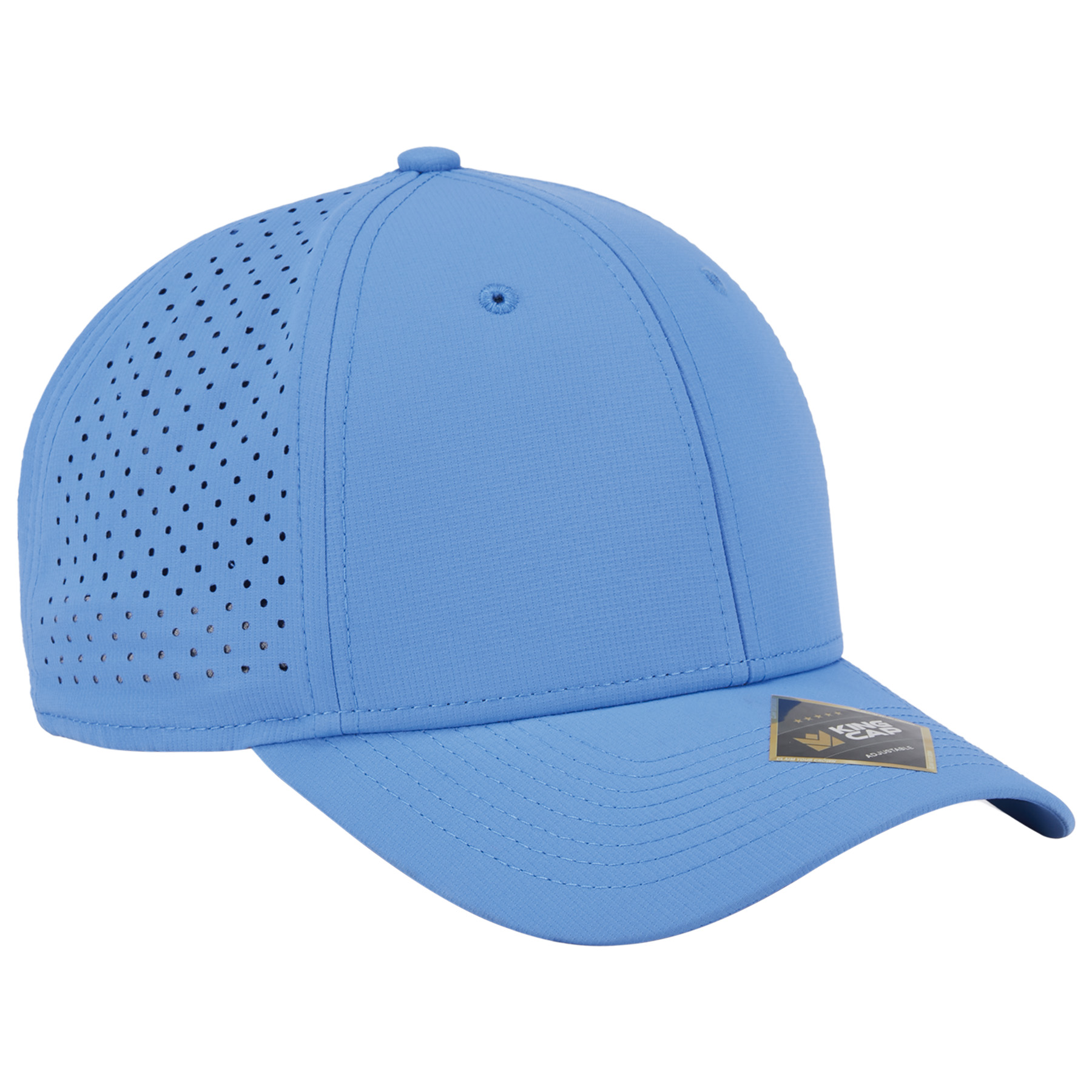 Crest 6-Panel Sport Cap w/Perforated Back- Sustainable Fabric 6