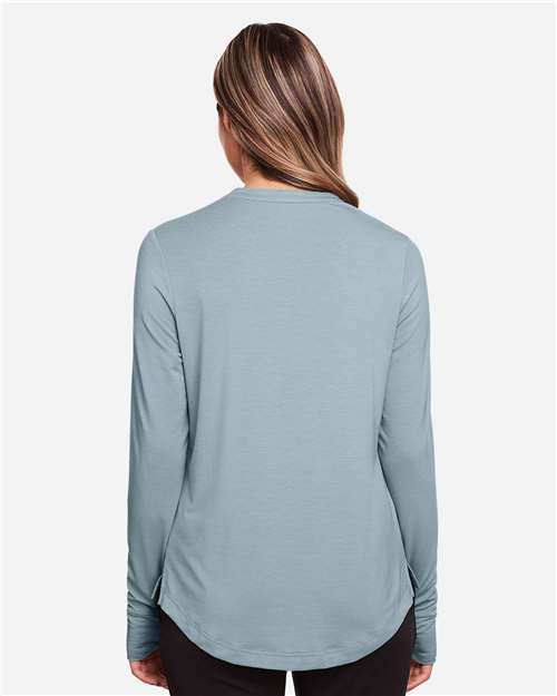 Women's JAQ Stretch Performance V-Neck Snap Pullover - NE400W 10