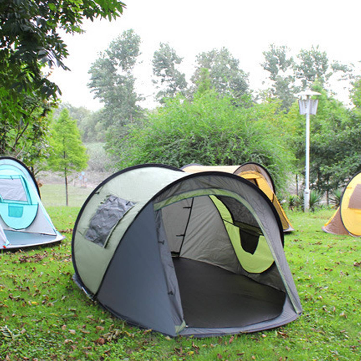 Outdoor 3-4 Person Camping Fully Automatic Folding Tent 5