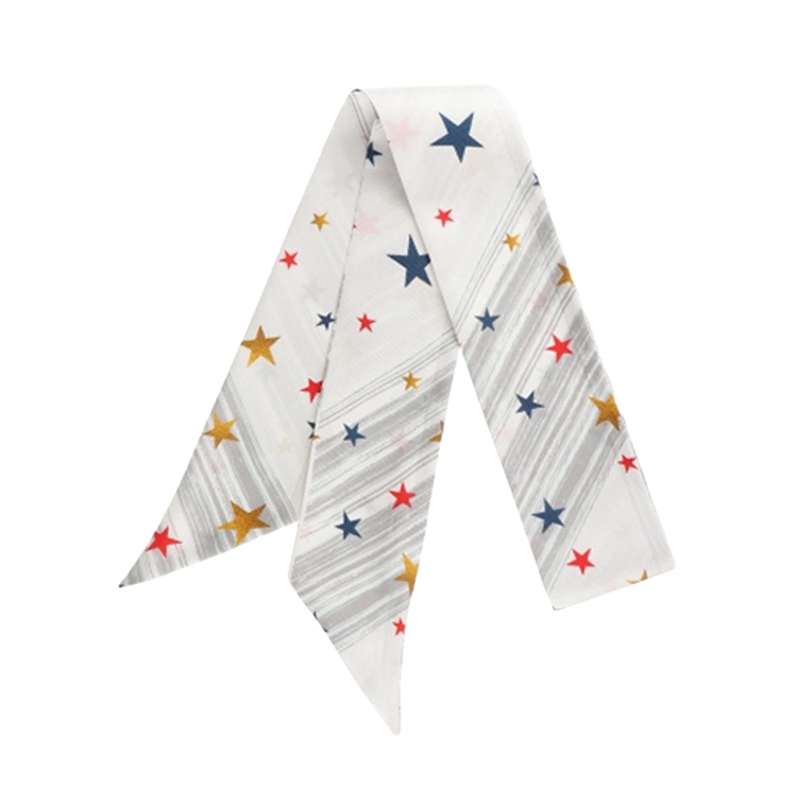 Angled Long Silk Scarf 10