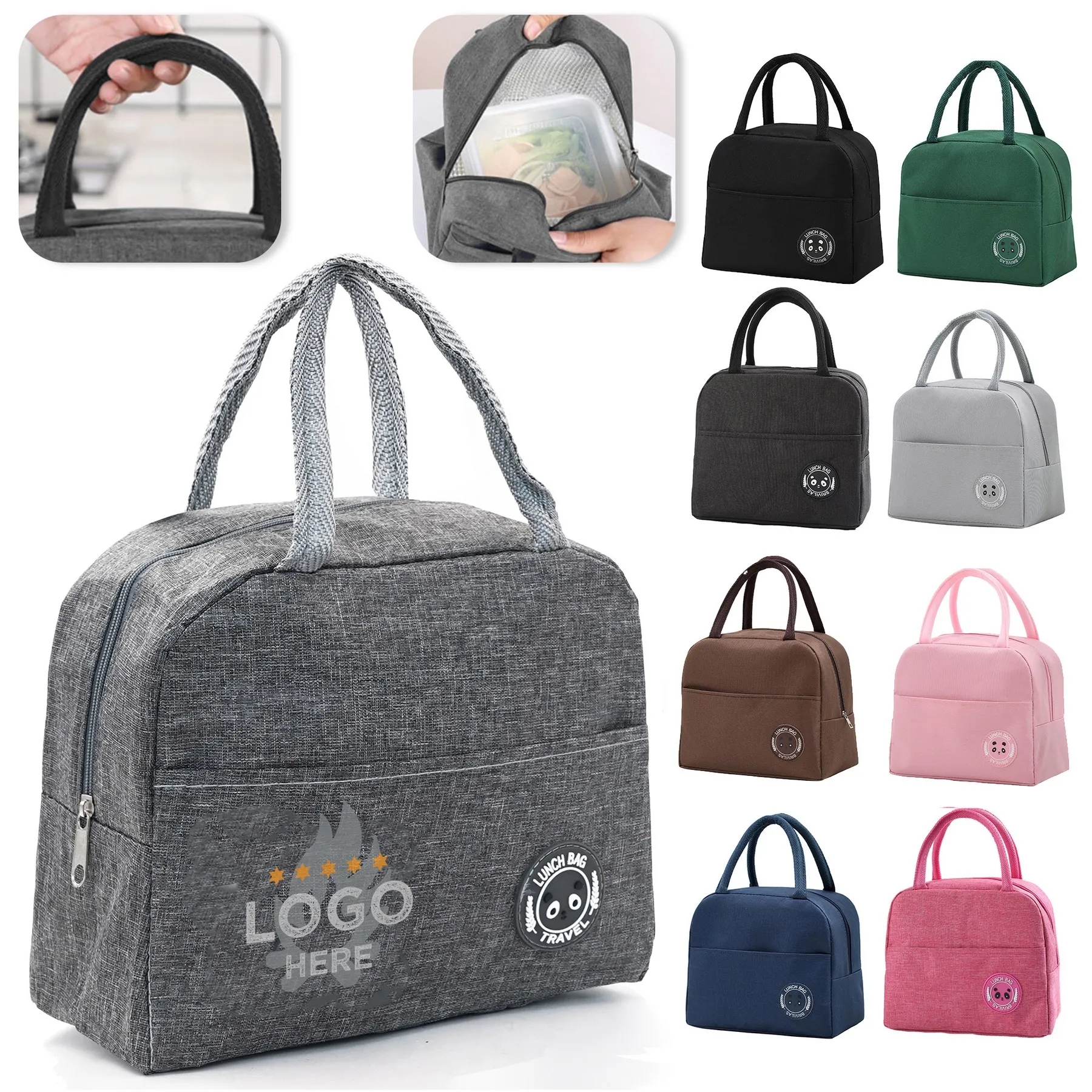 Insulated lunch box bag 2