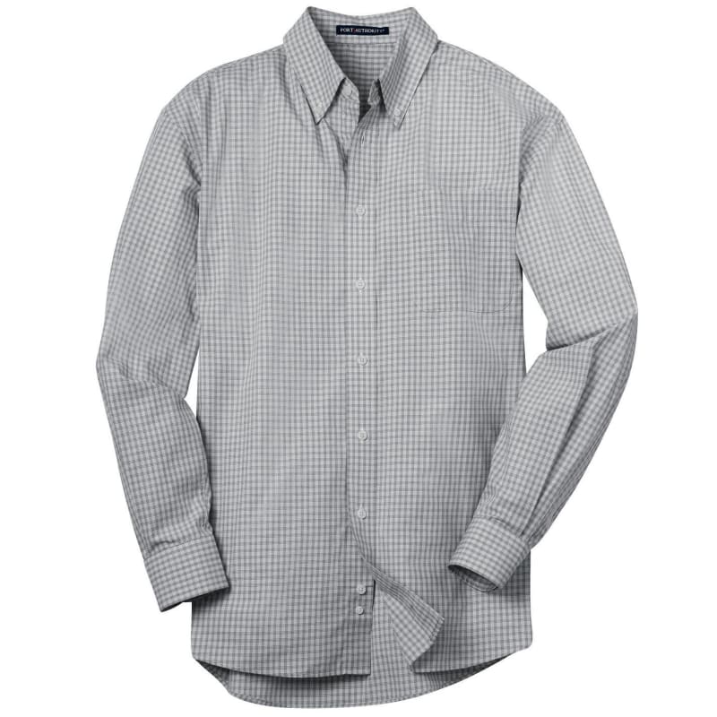 Port Authority Plaid Pattern Easy Care Shirt. 11