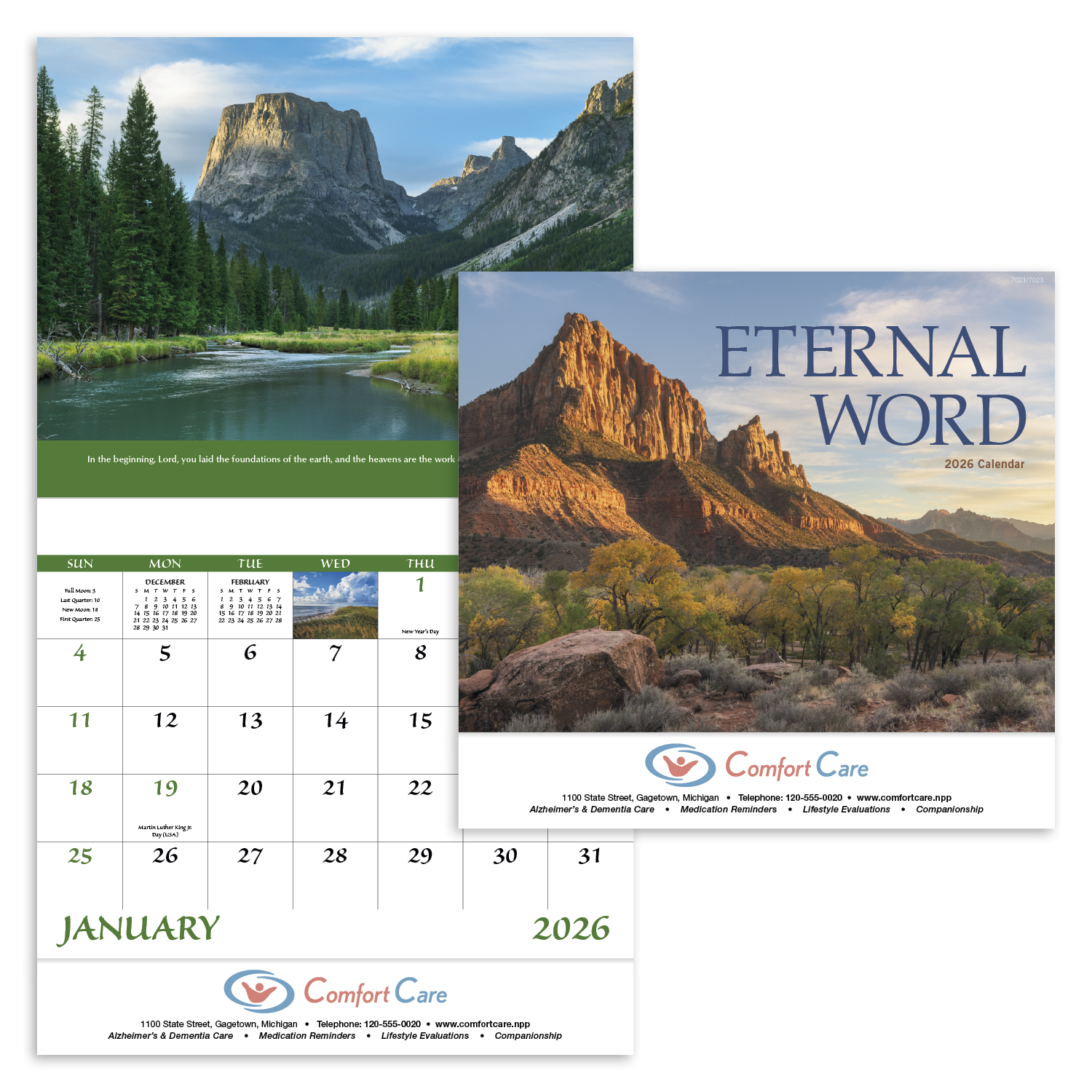 Good Value™ Eternal Word - Stapled Calendar 53