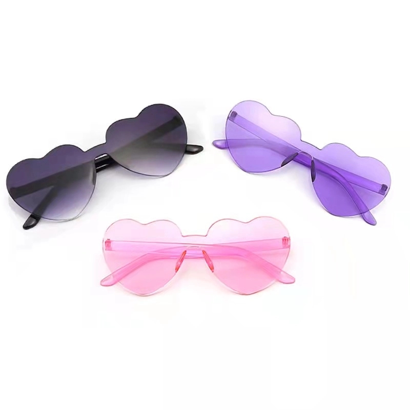 rimless heart-shaped sunglass 2