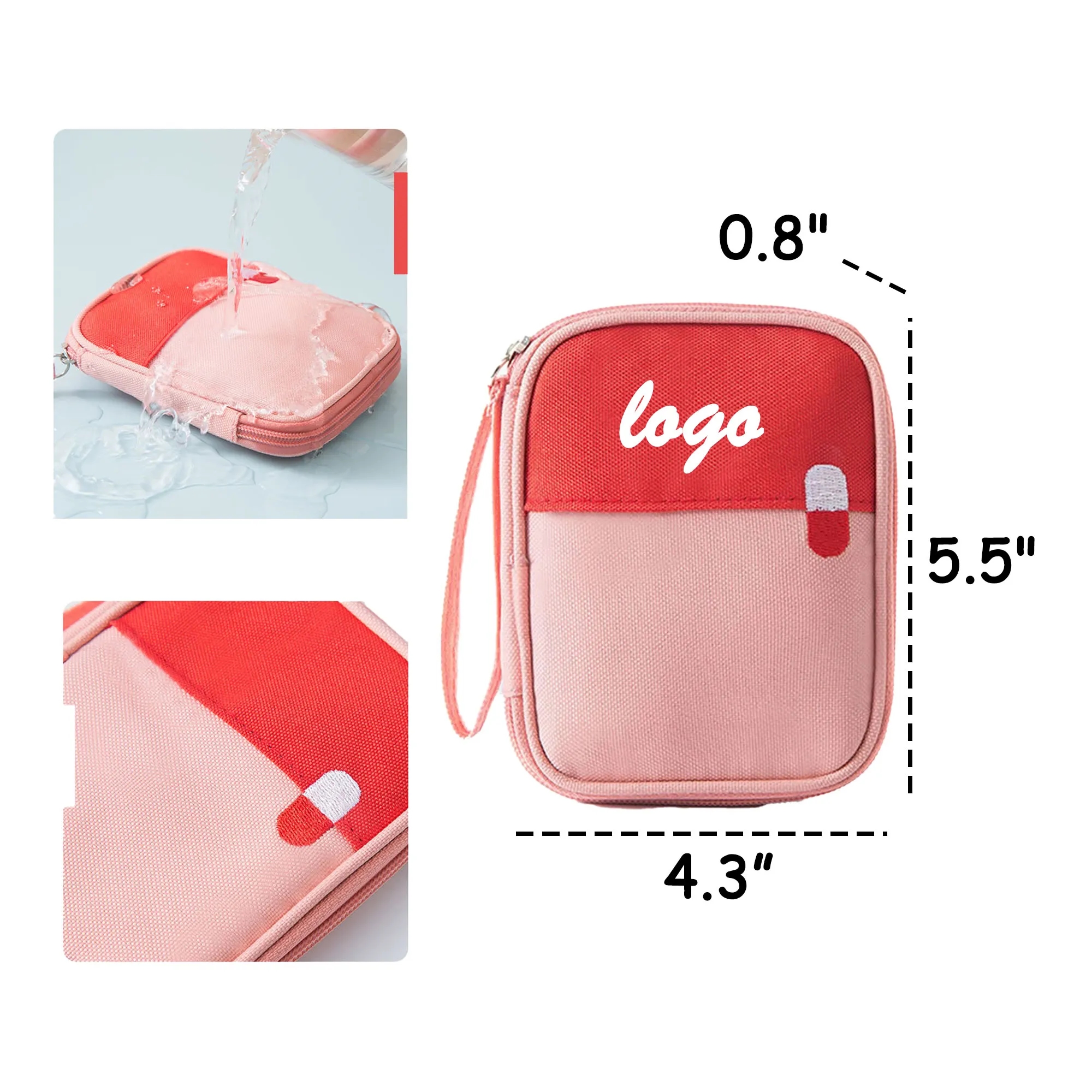 MOQ 30 Portable Medical Bag Travel First Aid Kit 7
