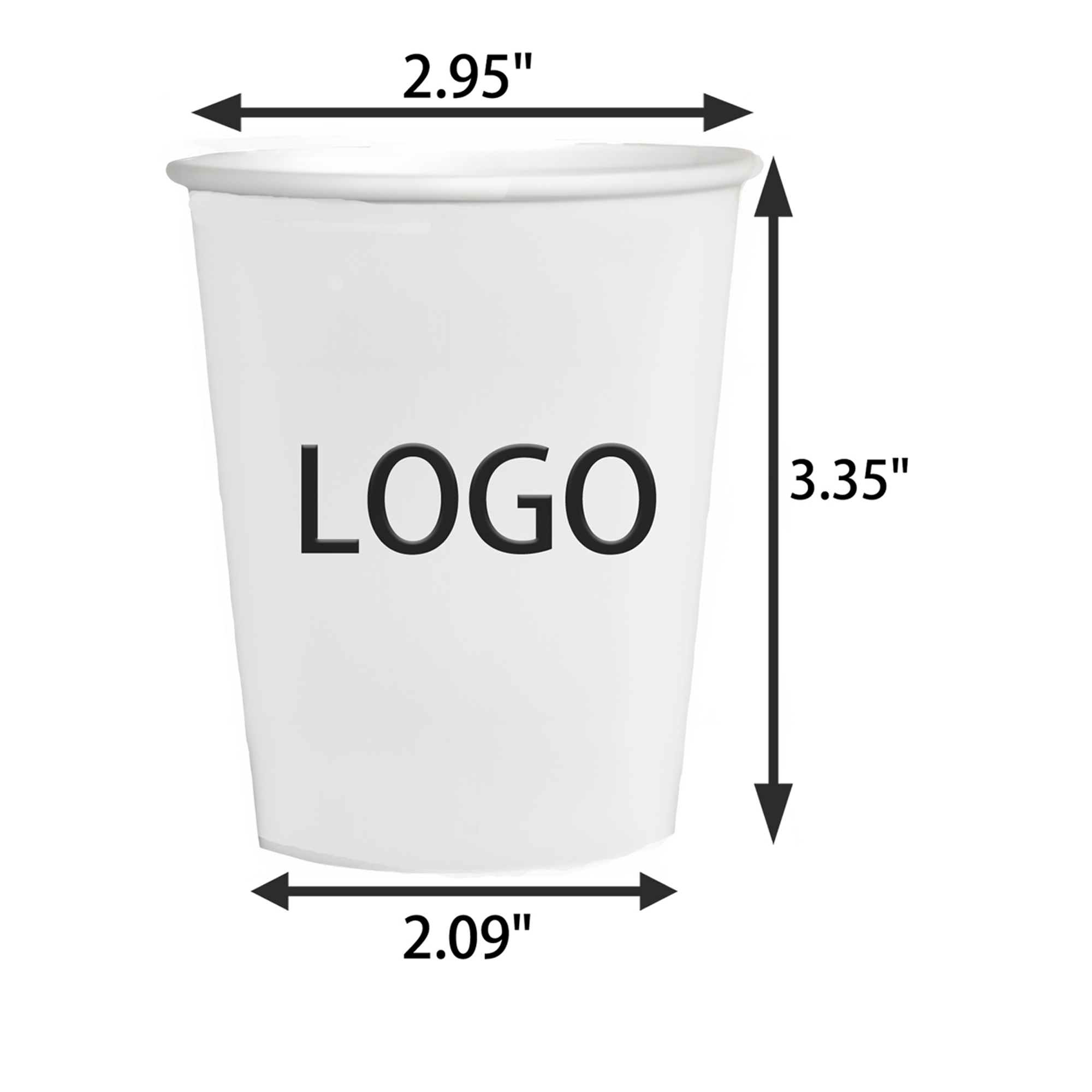 8 OZ Thickened Disposable Paper Cup 2