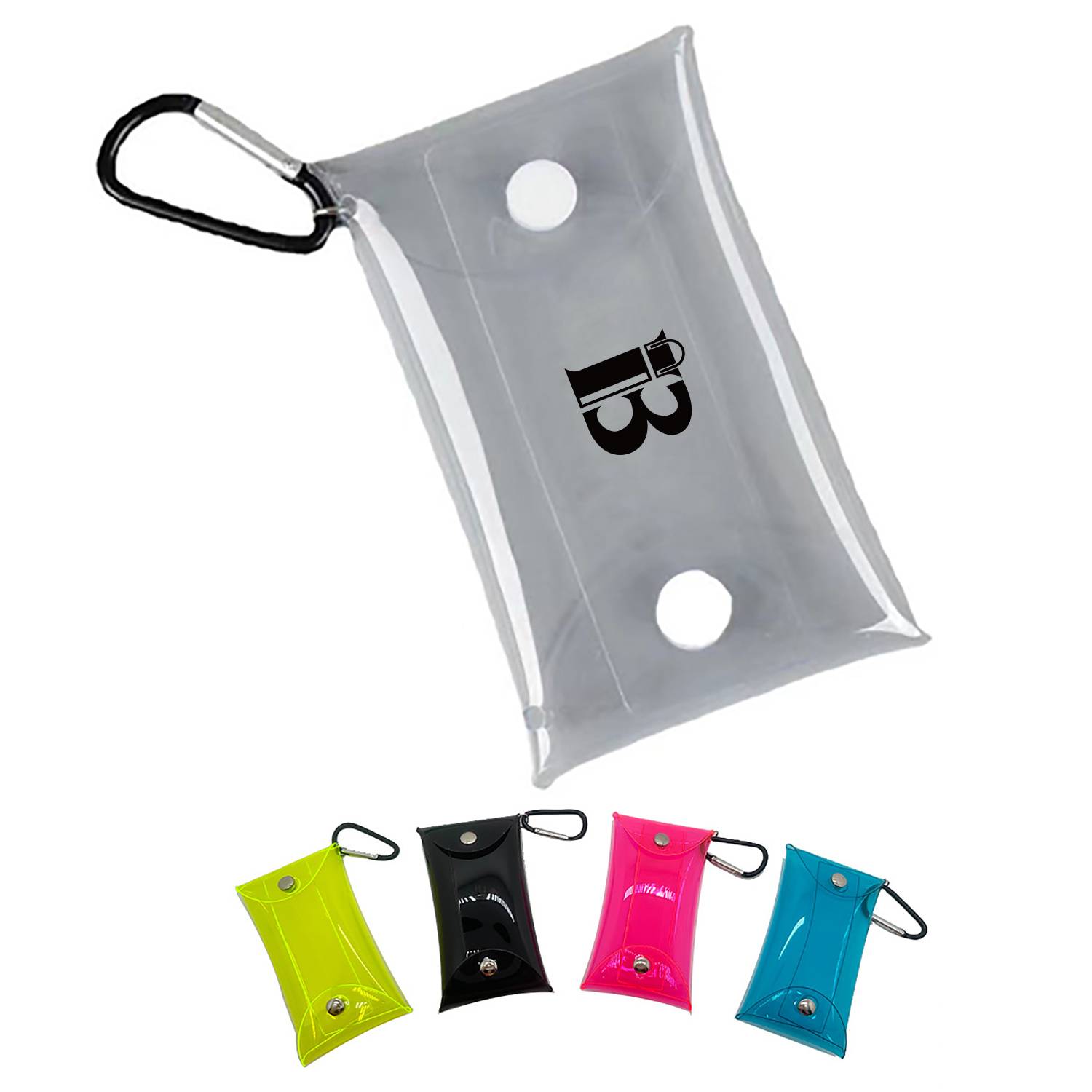 PVC Clear Mini Bag With Hook 1