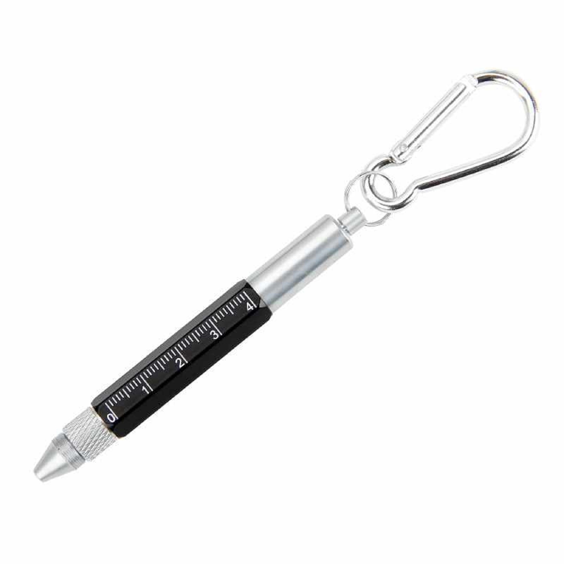 Screwdriver Ruler Stylus Pen With Carabiner 5