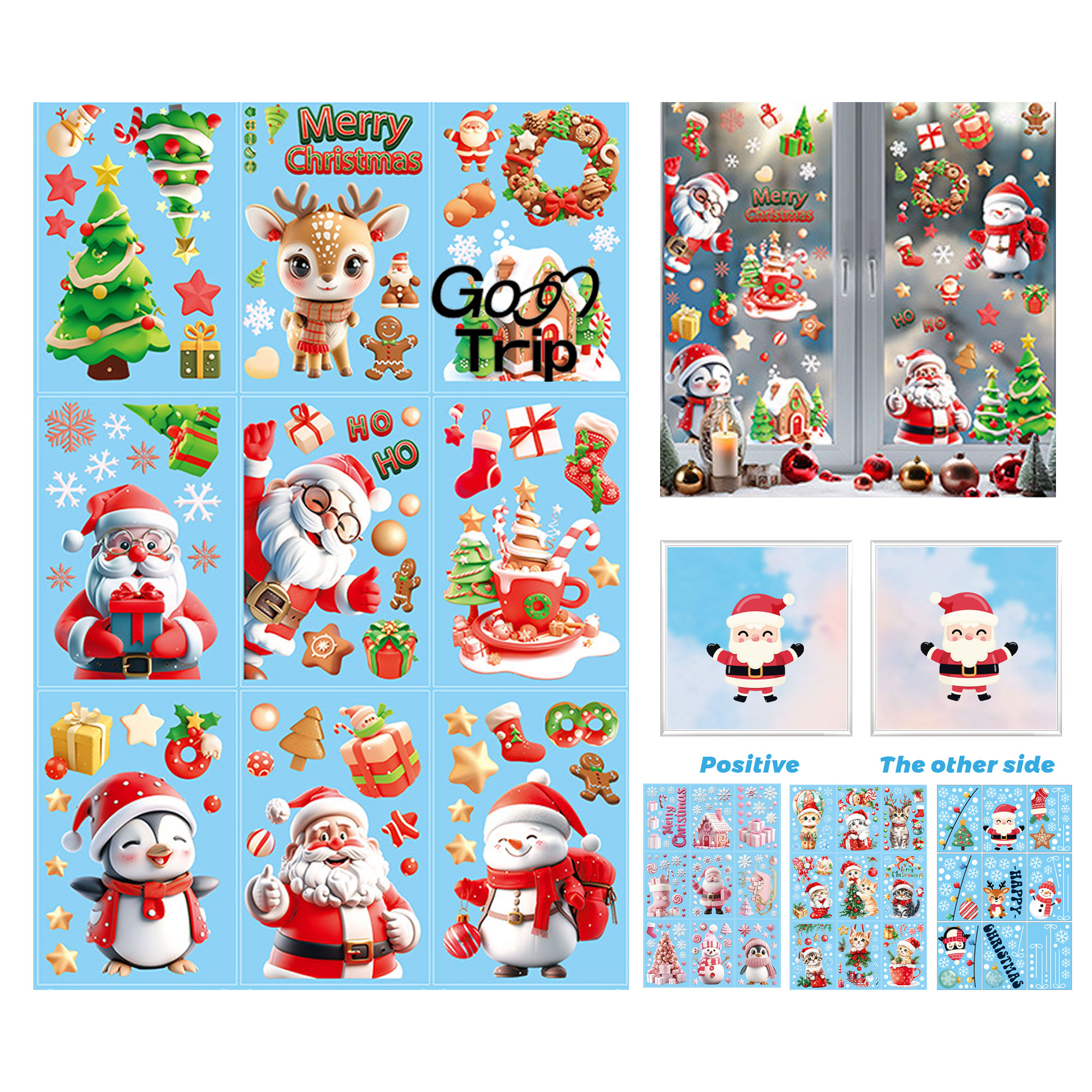 Christmas Window Clings 3
