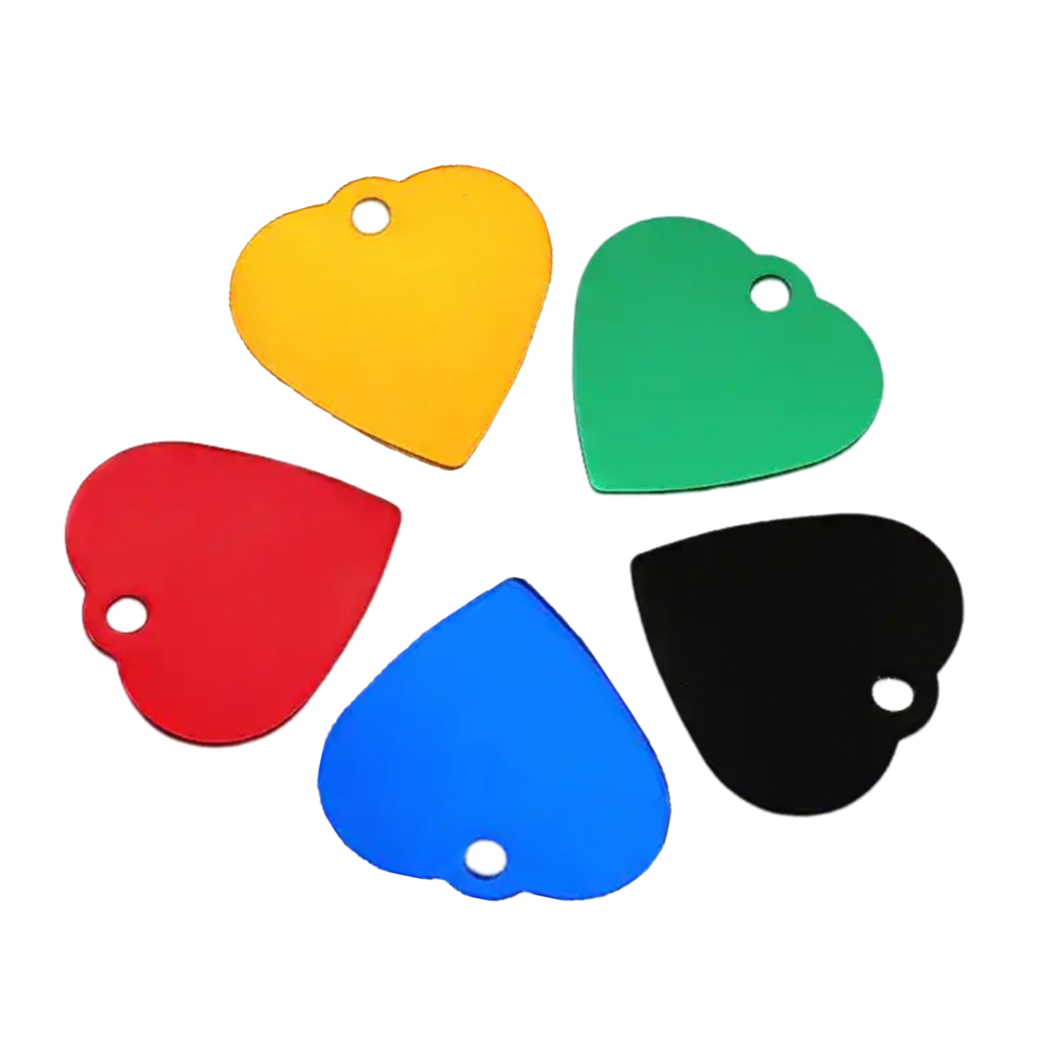Heart Shape Aluminum Pet Tag 6