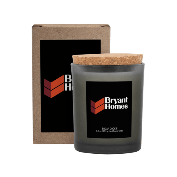 Niva Frosted 6oz Candle With Cork Lid 18