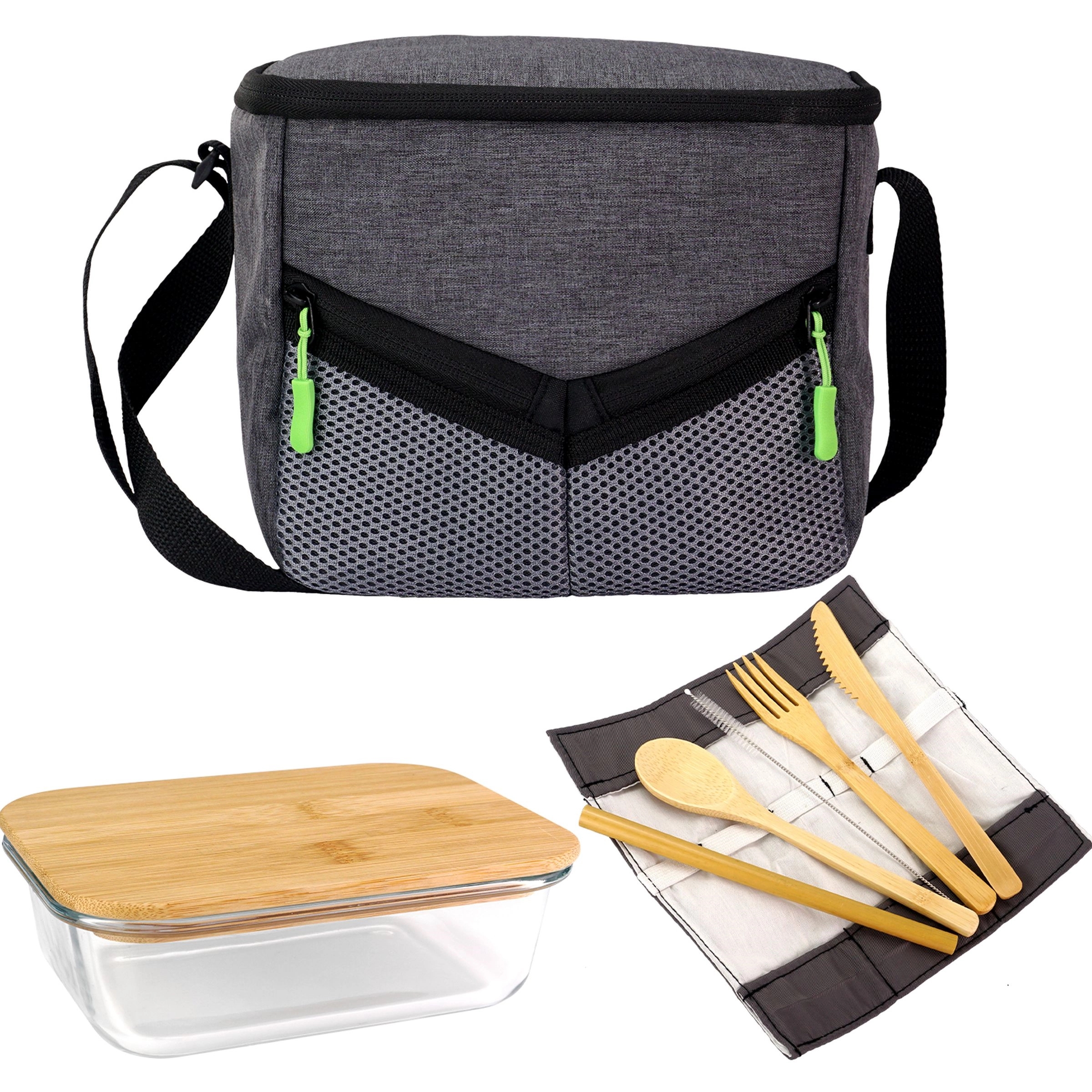 Victory Lunch Cooler Bamboo Set 10