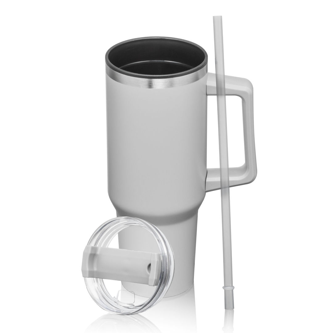 Benidorm Handle Travel Mug w/Straw - 40oz 3