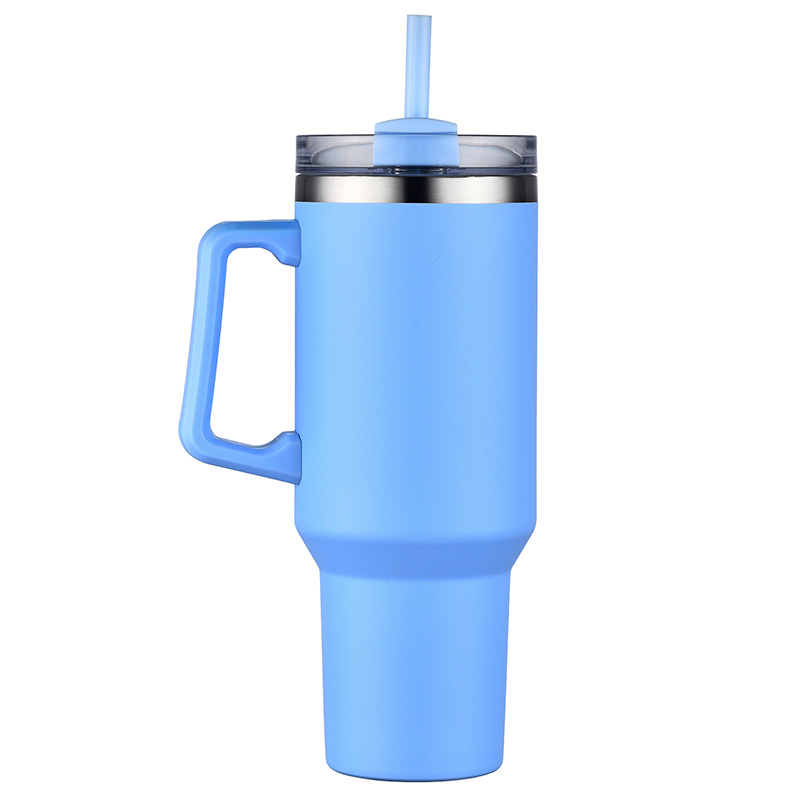 40oz. Travel Mug with Handle and Straw 22