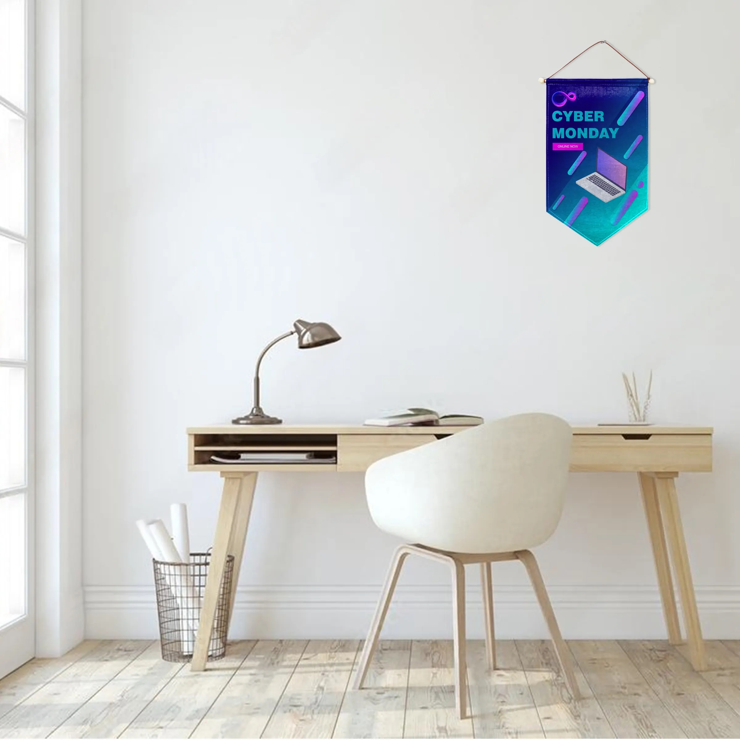 12"x18" Custom Felt Hanging Banner - 1ply 2-Sided 7