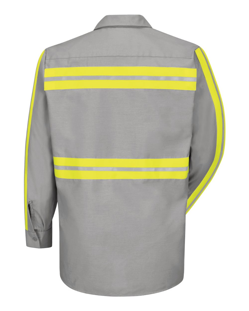 Men's Tall Industrial Enhanced-Visibility Long Sleeve Work Shirt - SP14ET 4