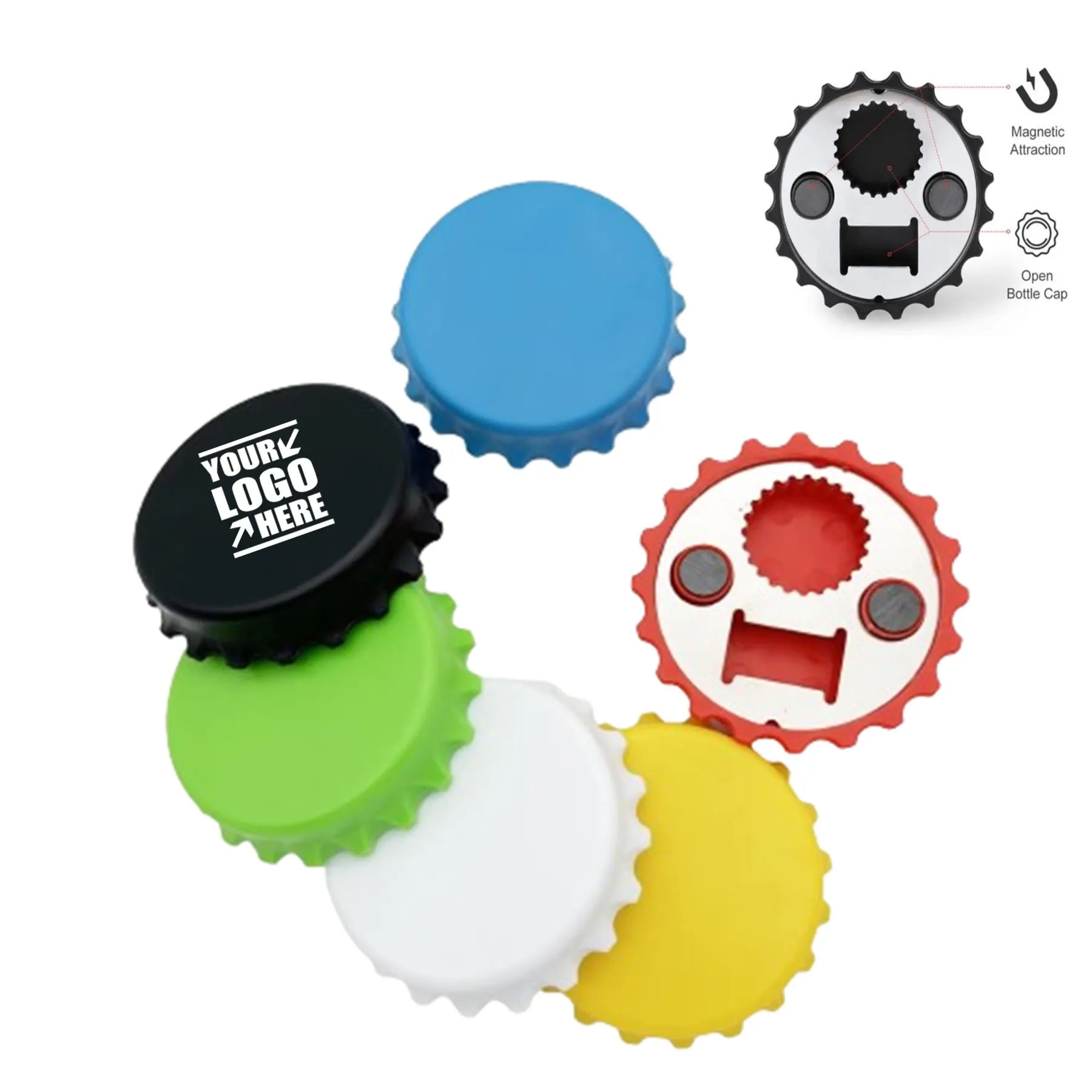 Fridge magnet beer bottle opener 2