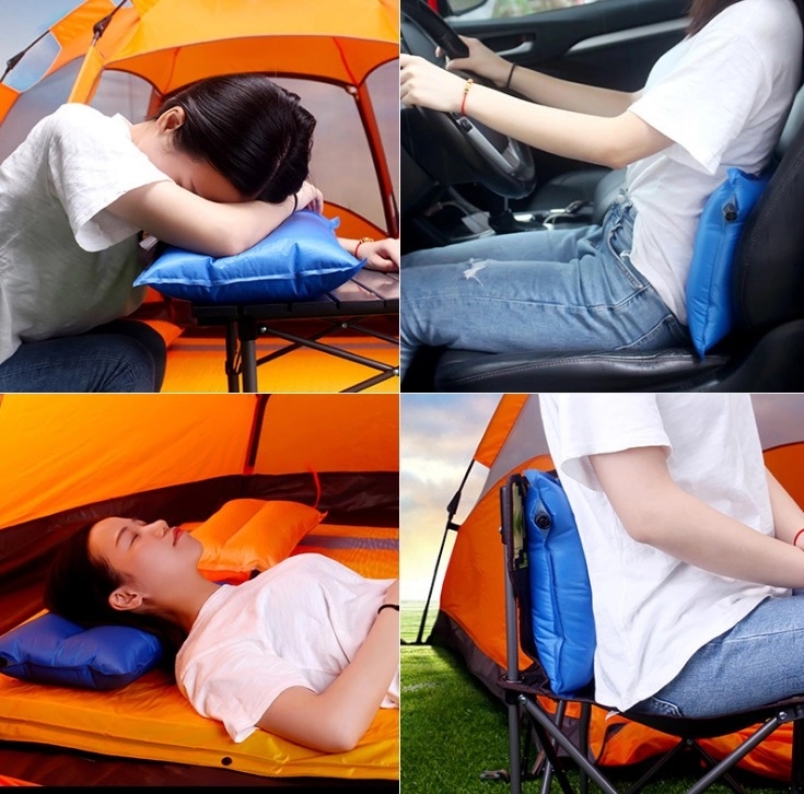 Automatic Air Inflatable Camping Pillow 4