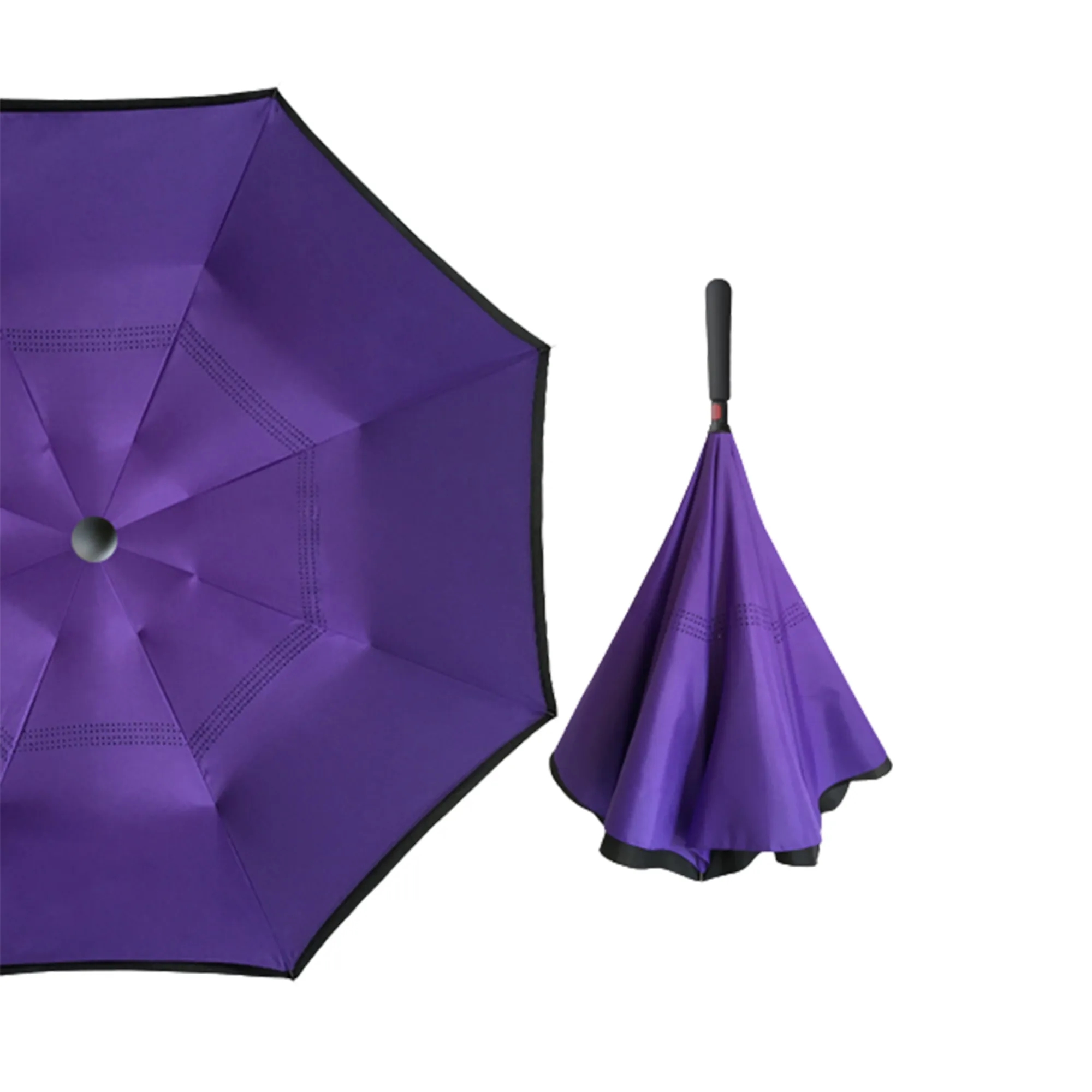 48" Two-Tone Inversion Umbrella 9