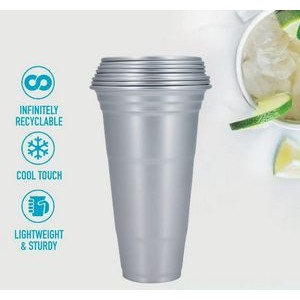 Beer Metal Tumbler Disposable Aluminum Cup 12oz Recyclable Cup 2
