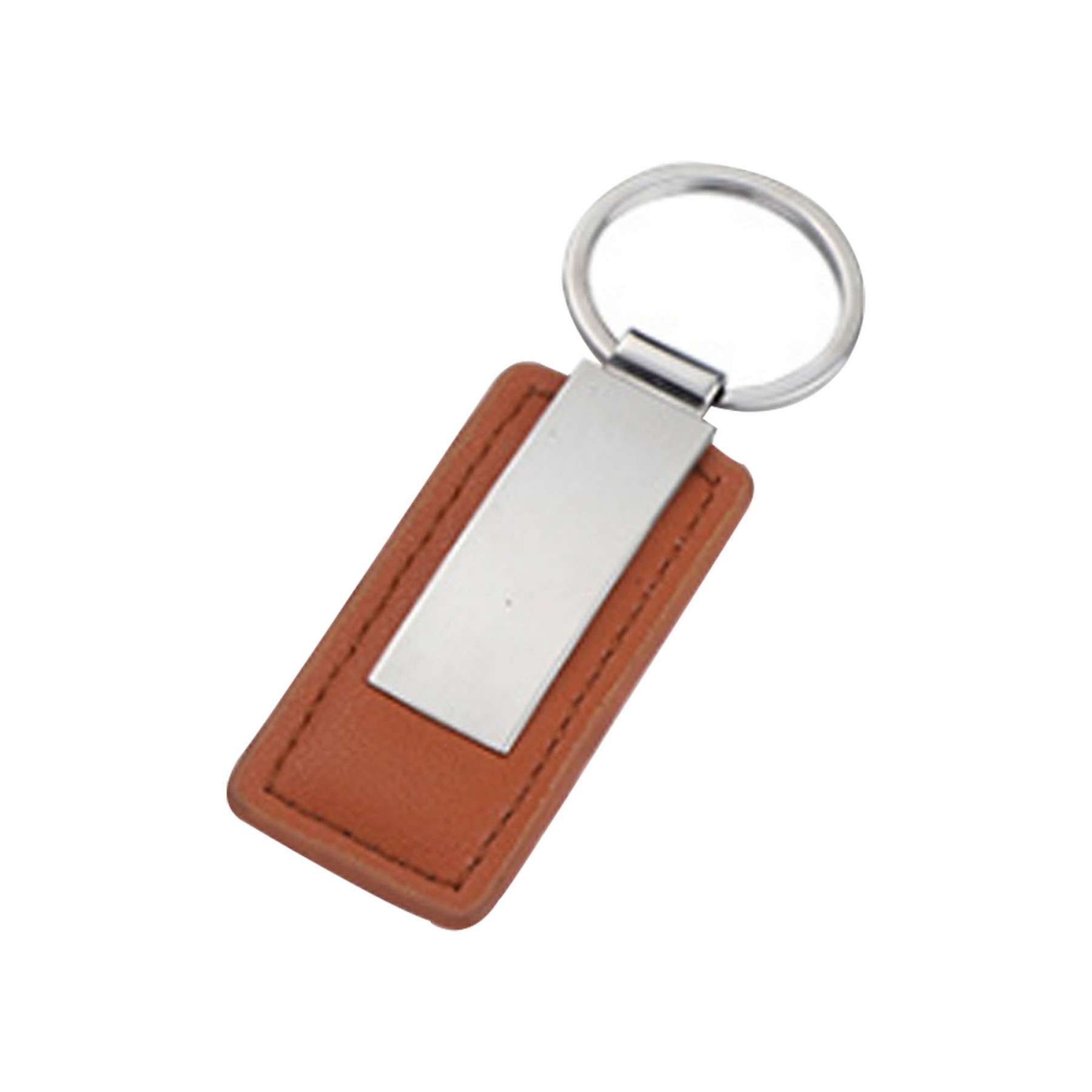 Metal/Leather Keychain 1