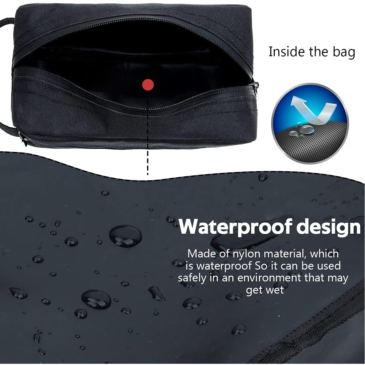 Men Oxford Travel Toiletry Bag 4