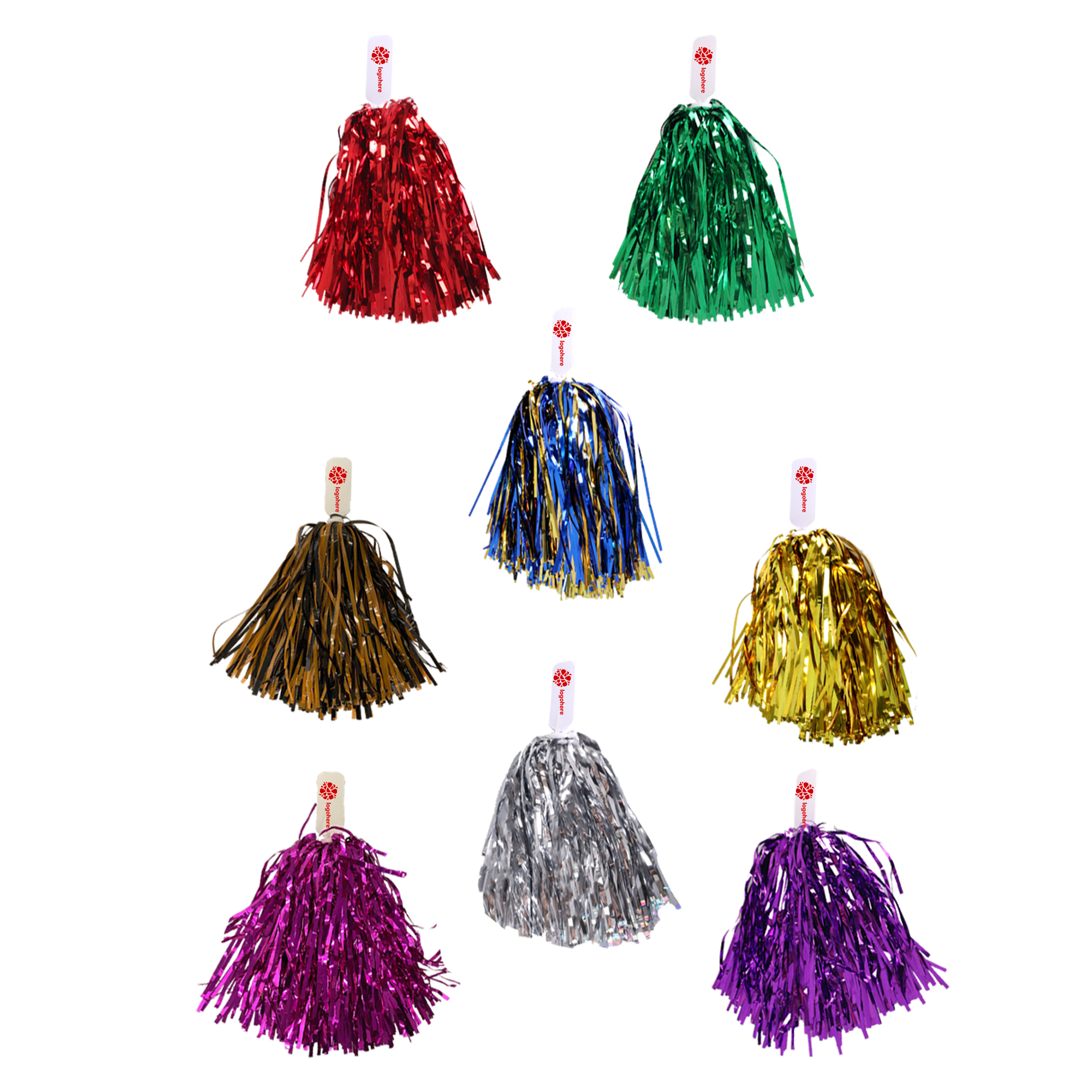 Printed Cheerleading Poms for Teams 4