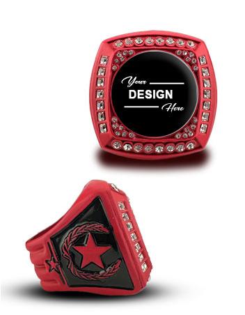 Youth Custom Championship Ring Red 1