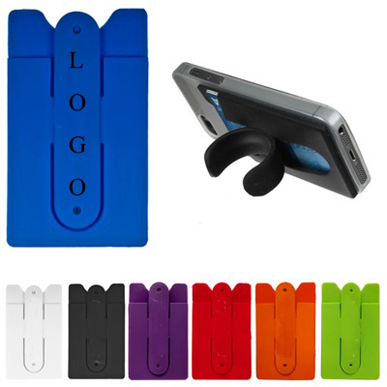 Silicone Phone Wallet with Stand 7