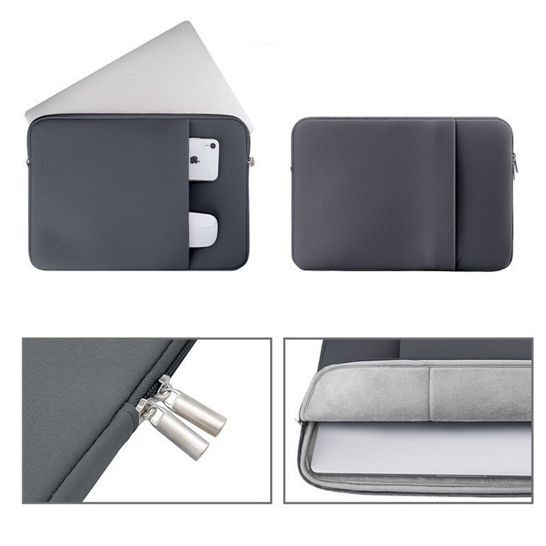 11 Inch Fluffy Lining Water Resistant Neoprene Laptop Sleeve 8
