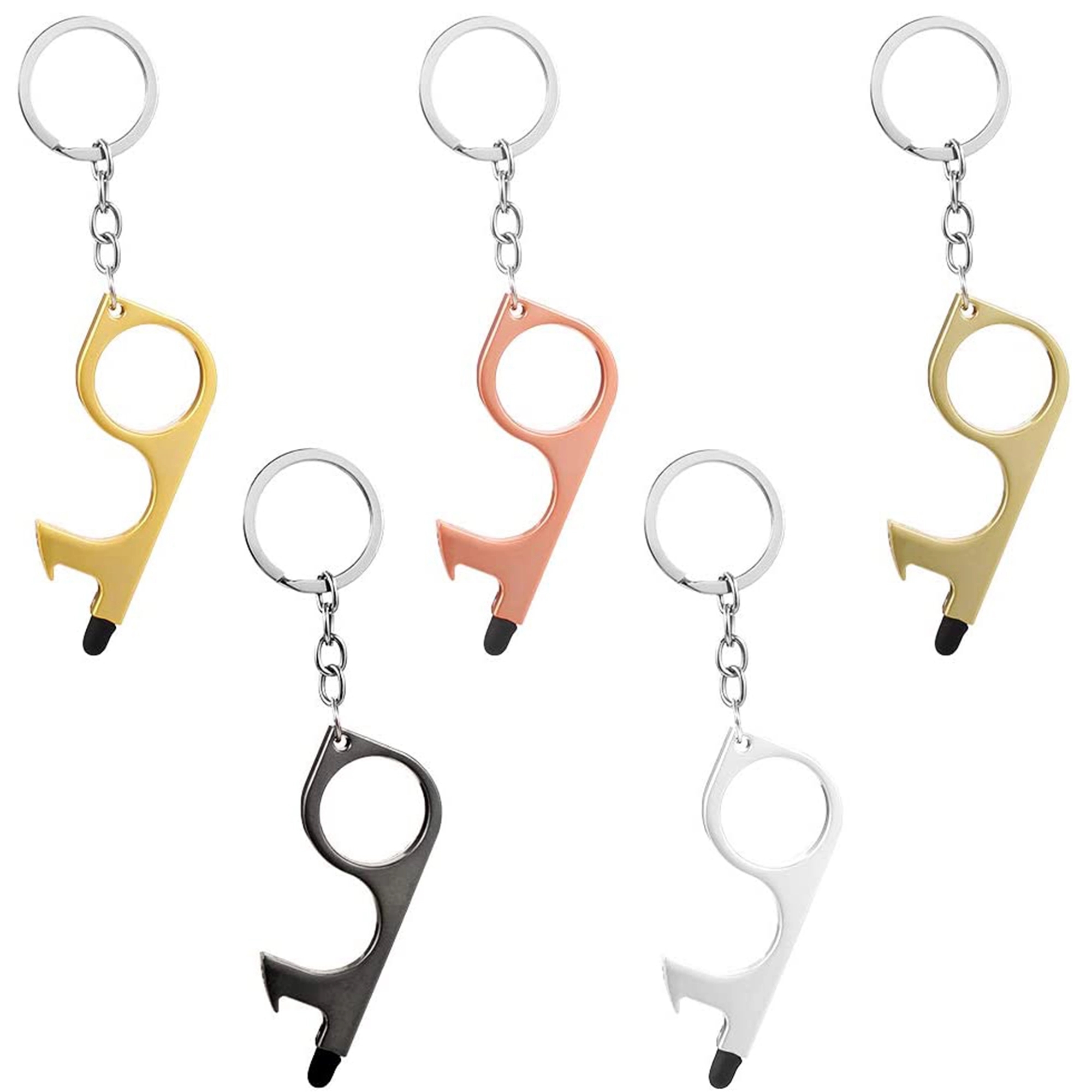 Portable Door Opener Tool With Key Ring 2