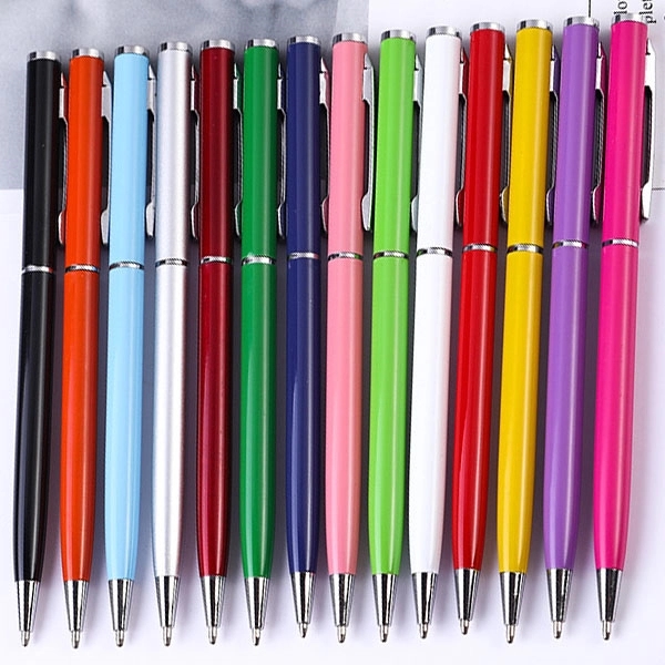 Slim Twist Metal Hotel Pen 5
