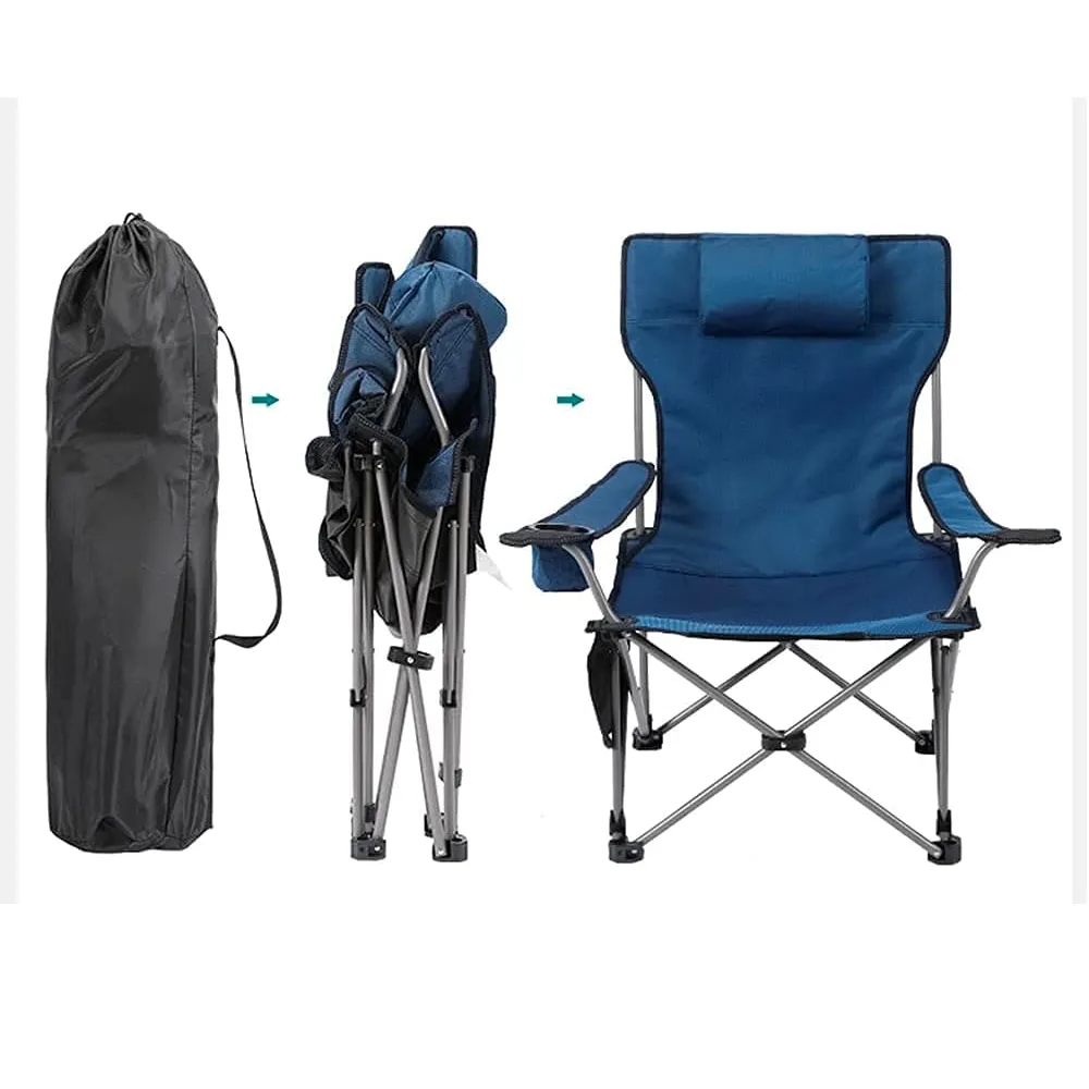 Folding Outdoor Camping Chair with carry Bag and Cup Holder 2