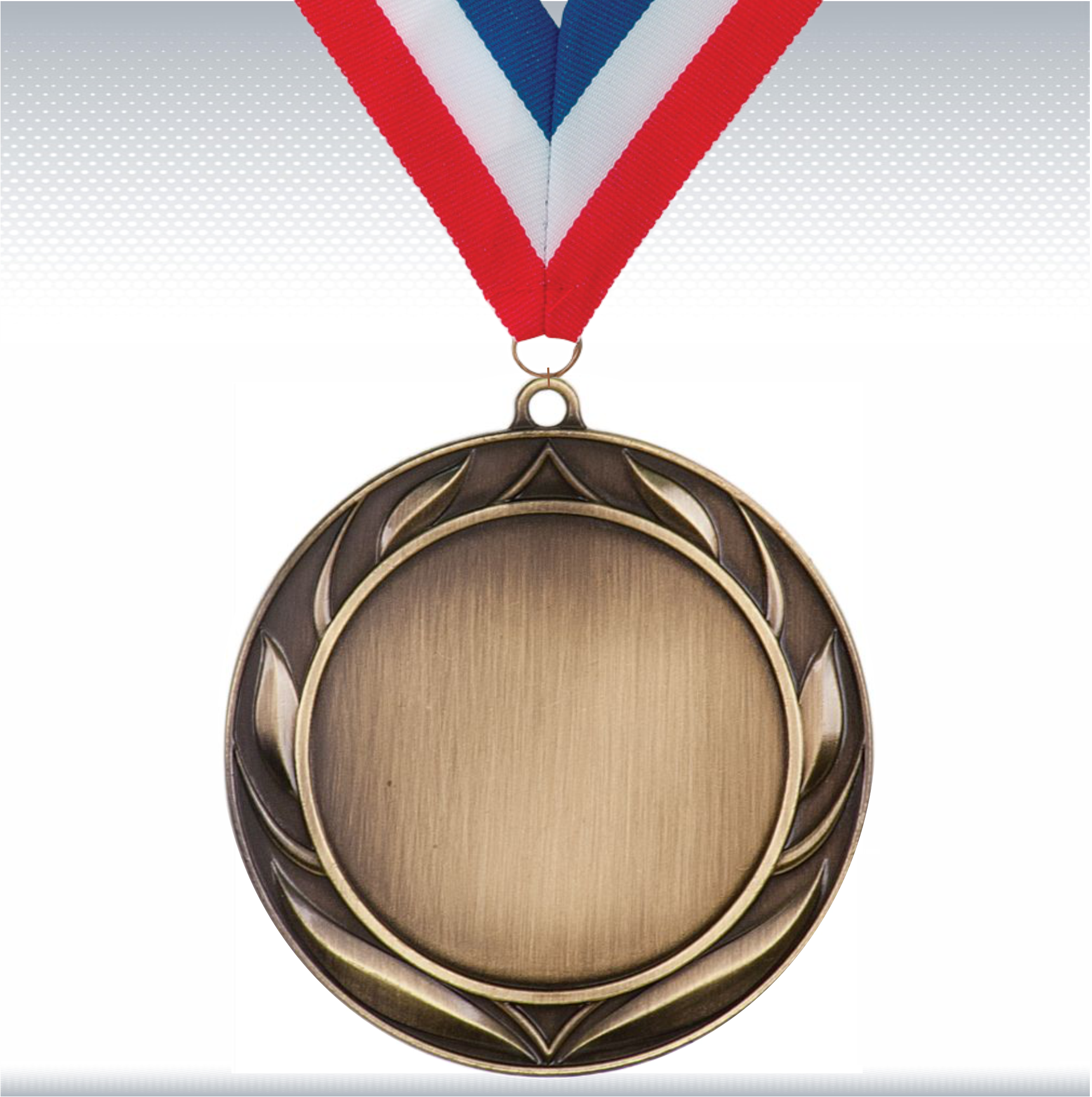 2 3/4" Wreath Medal w/2" Insert 4
