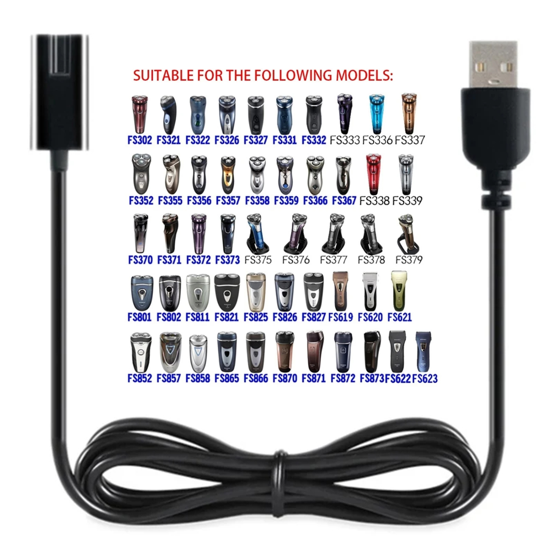 Power Cables for Shaver 2