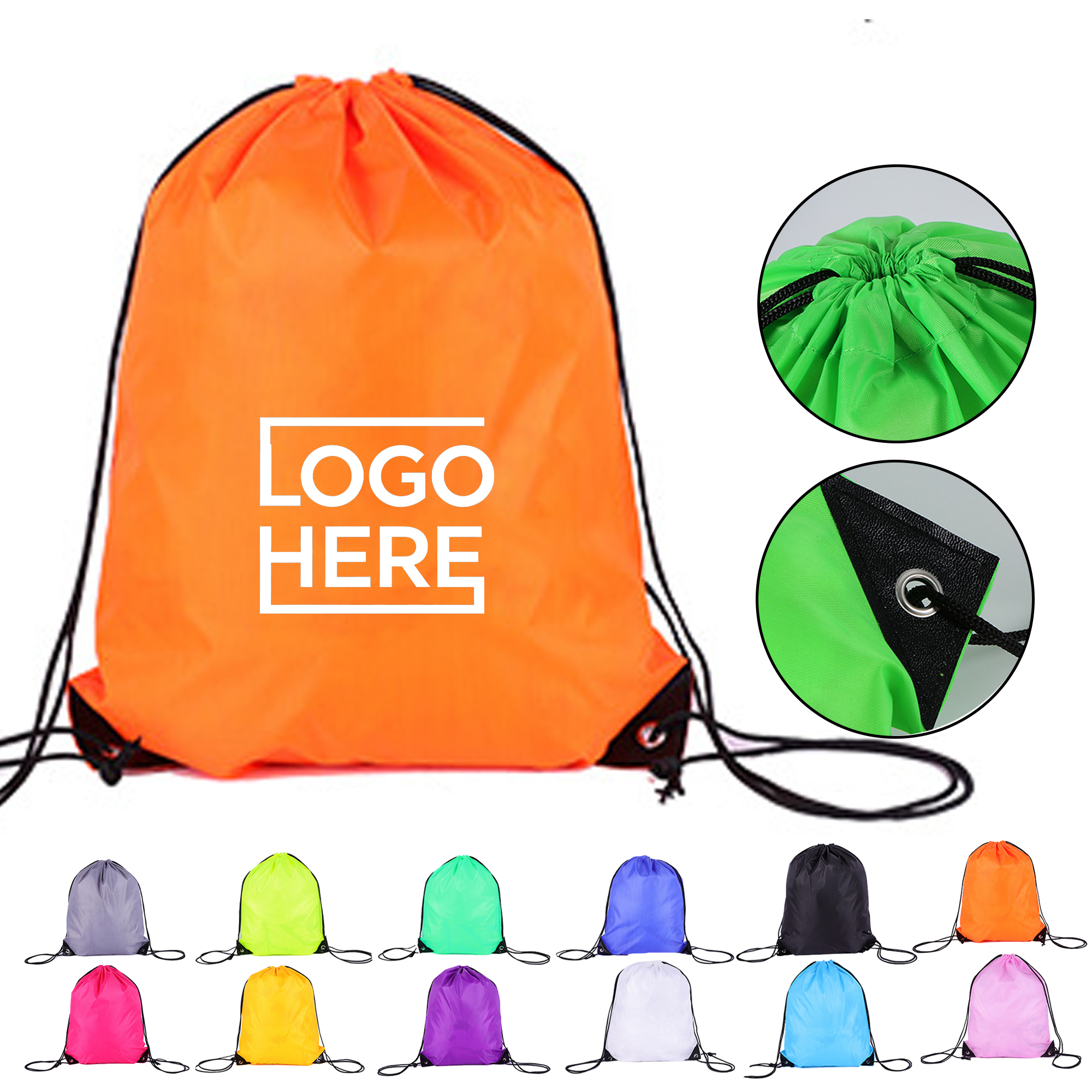 Waterproof Sports Drawstring Backpack 1