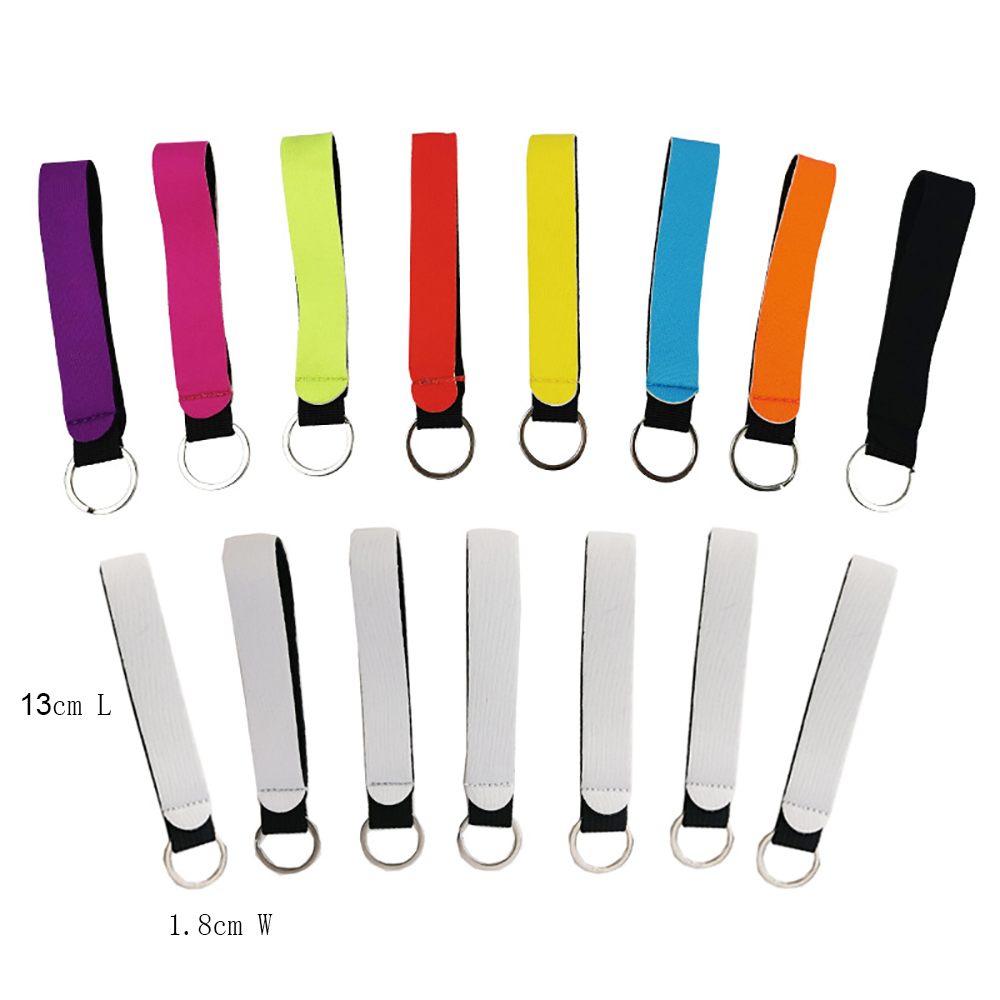 Neoprene Wristlet Key Chain Lipstick Holder 2