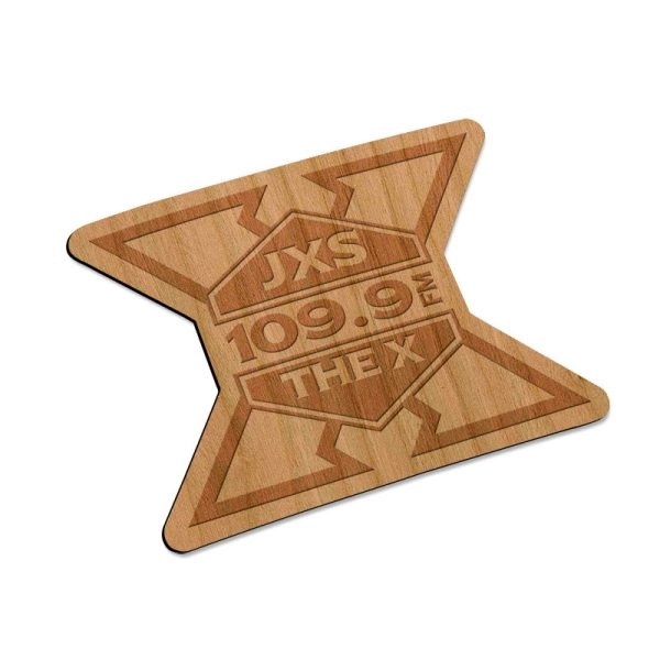 Laser Etched Maple Flexible Wood Magnets 7