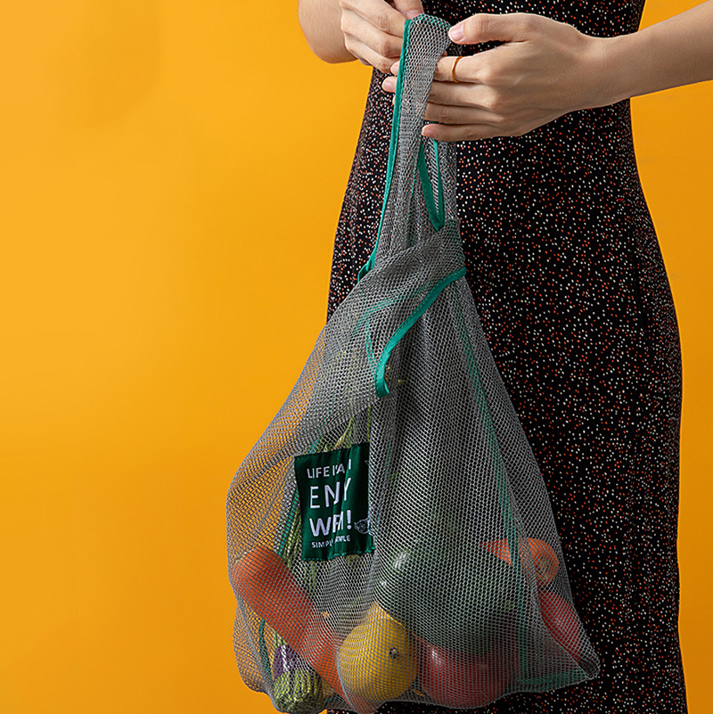 Polyester Reusable Mesh Grocery Bags 8