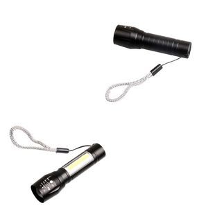 Rechargeable LED Flashlight Adjustable Focus With 3 Light Modes 7