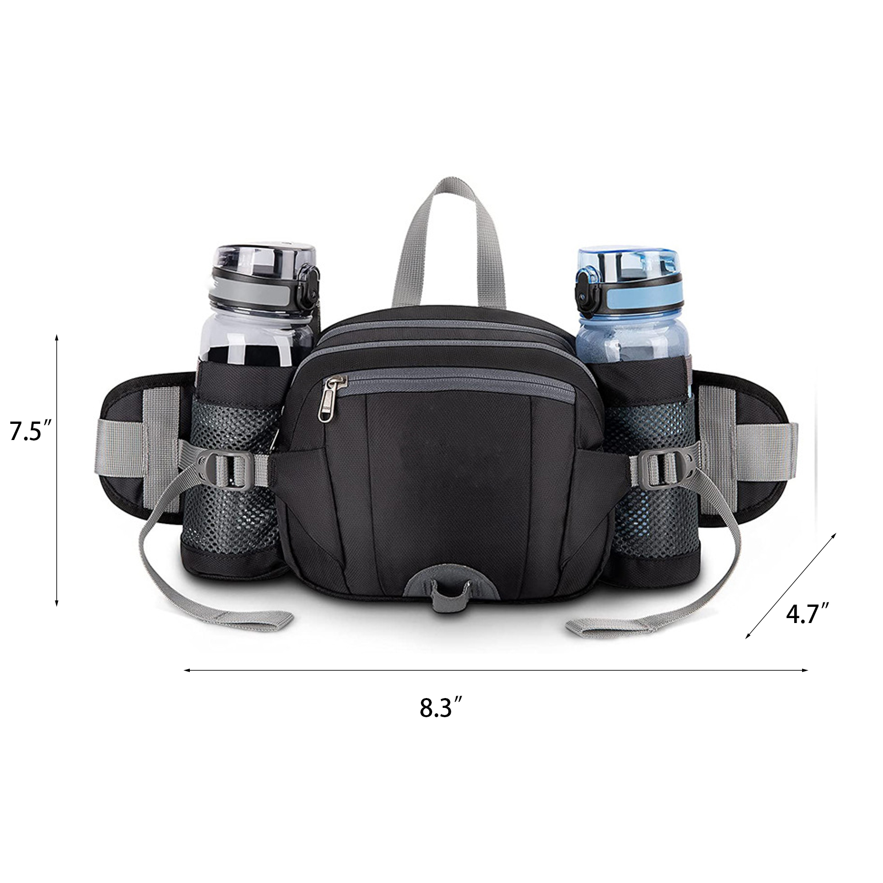 Fanny Pack with 2 Water Bottle Holders 3